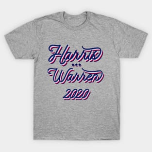 Kamala Harris and Elizabeth Warren joint ticket. A dream Presidential ticket. T-Shirt